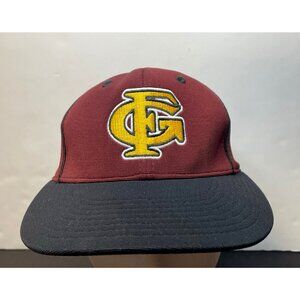 GF logo Gonzales hat cap fitted flex fit youth 6 1/2" Pacific Headwear burgundy